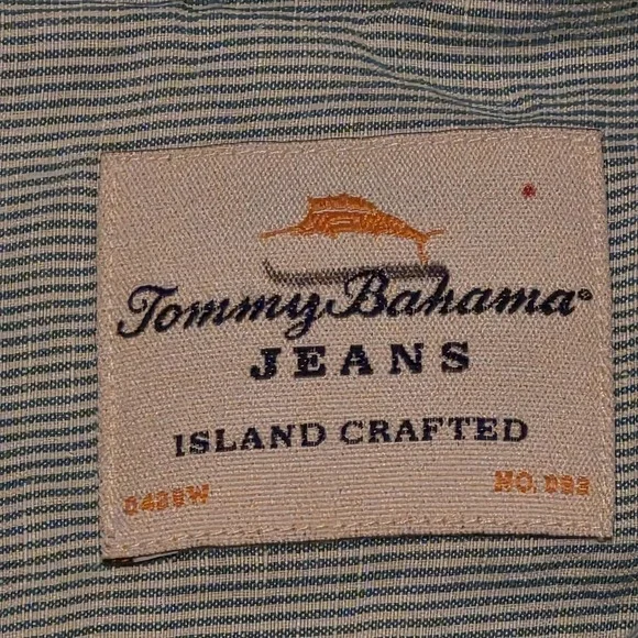 Tommy Bahama Shirt Mens XL Linen Blend Button Up Island Crafted Casual - Picture 2 of 8